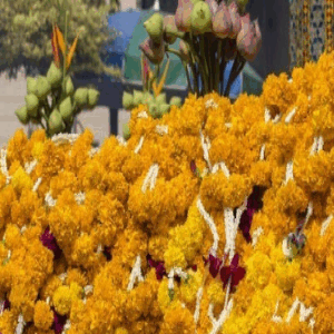 Flower Decoration Temple